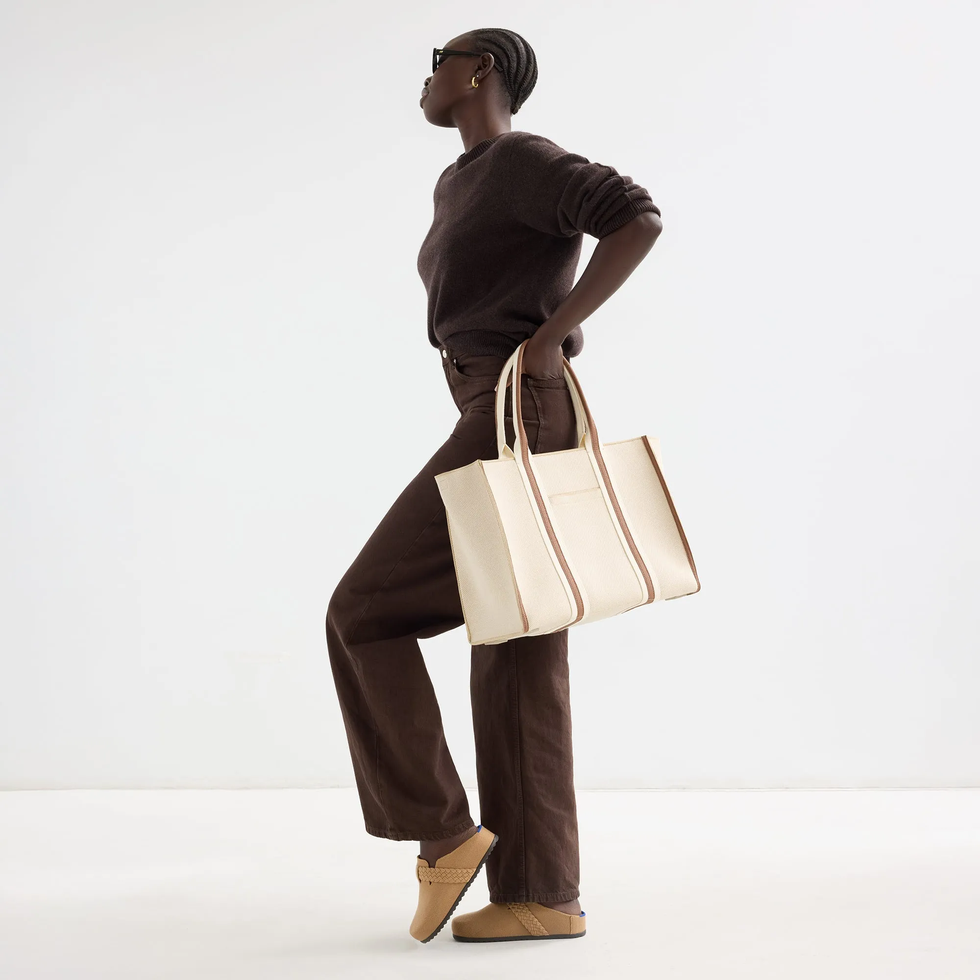 The Classic Tote - Buttercream sold by Rothy's product image thumbnail 4