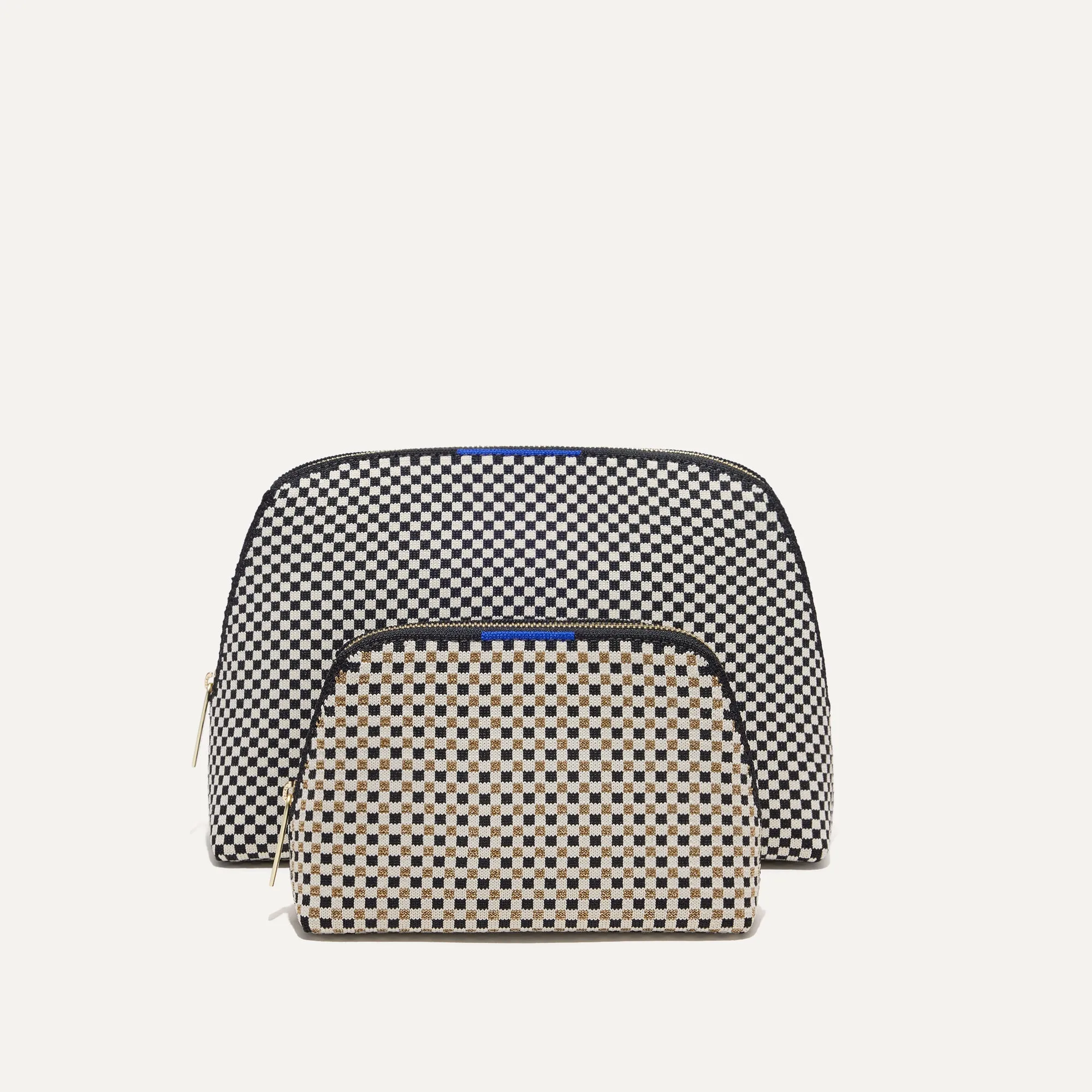 The Vanity Set - Black and White Micro Check sold by Rothy's