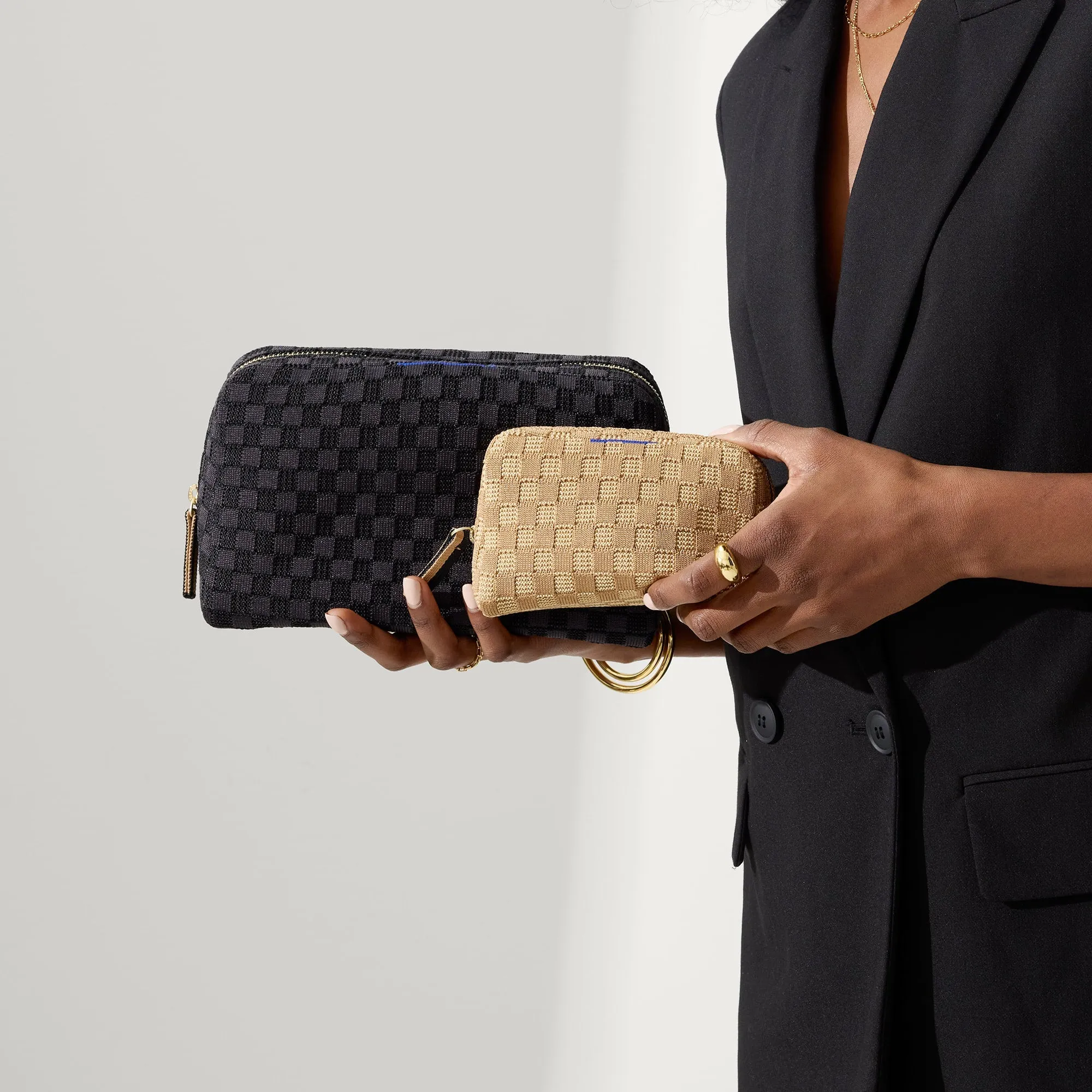 The Universal Pouch Set - Black Sand sold by Rothy's product image thumbnail 3