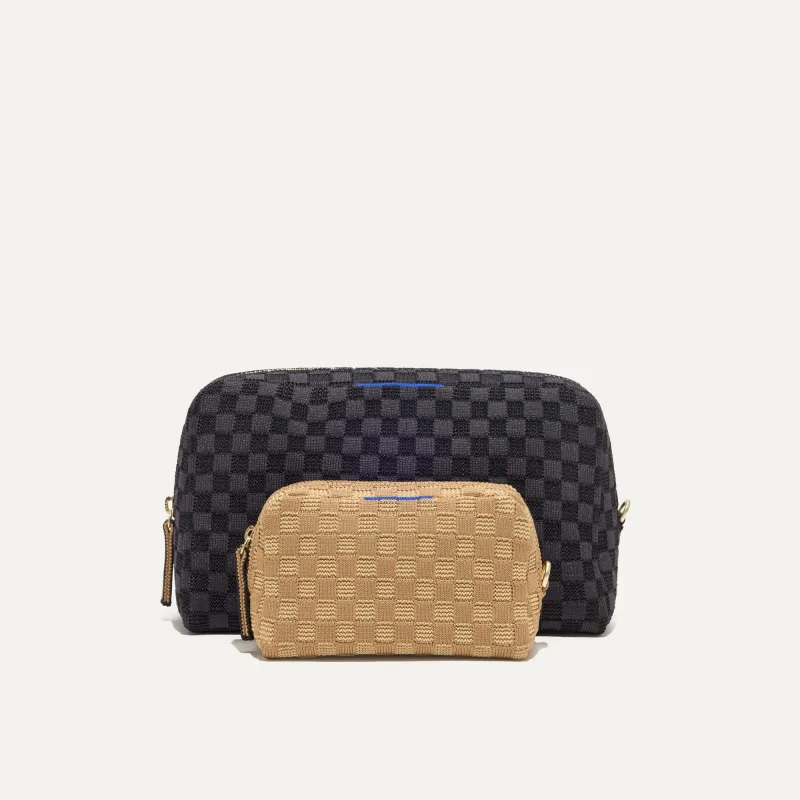 The Universal Pouch Set - Black Sand sold by Rothy's