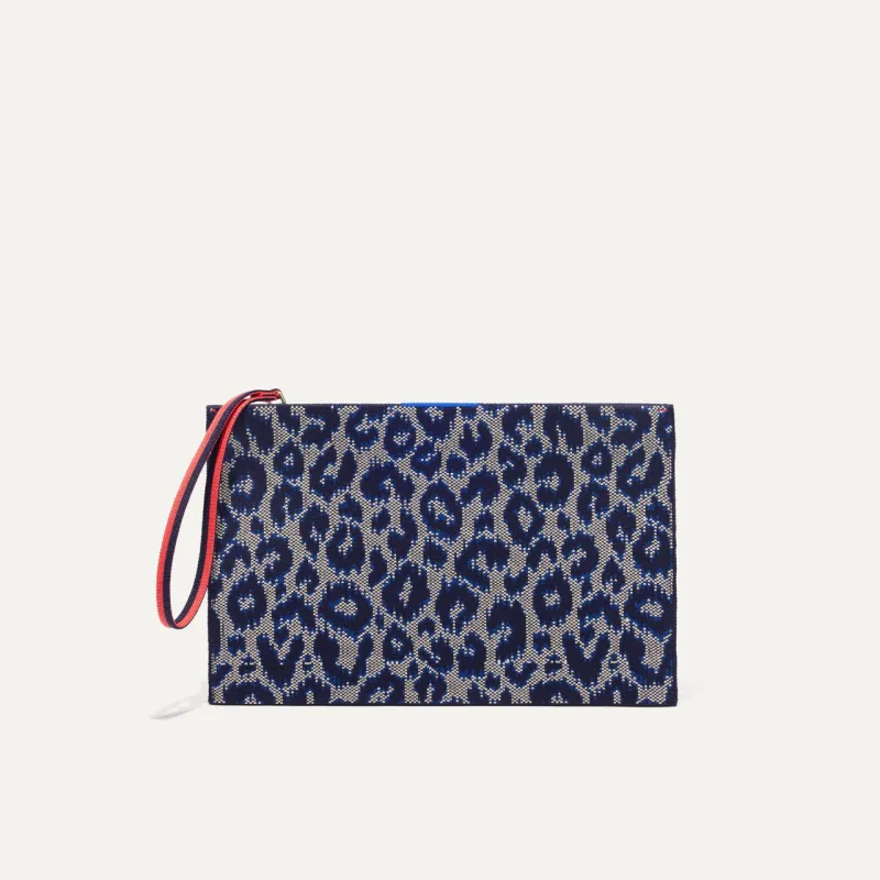 The Wristlet - Indigo Cat made by Rothy's