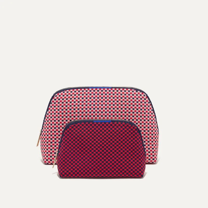 The Vanity Set - Confetti Micro Check sold by Rothy's