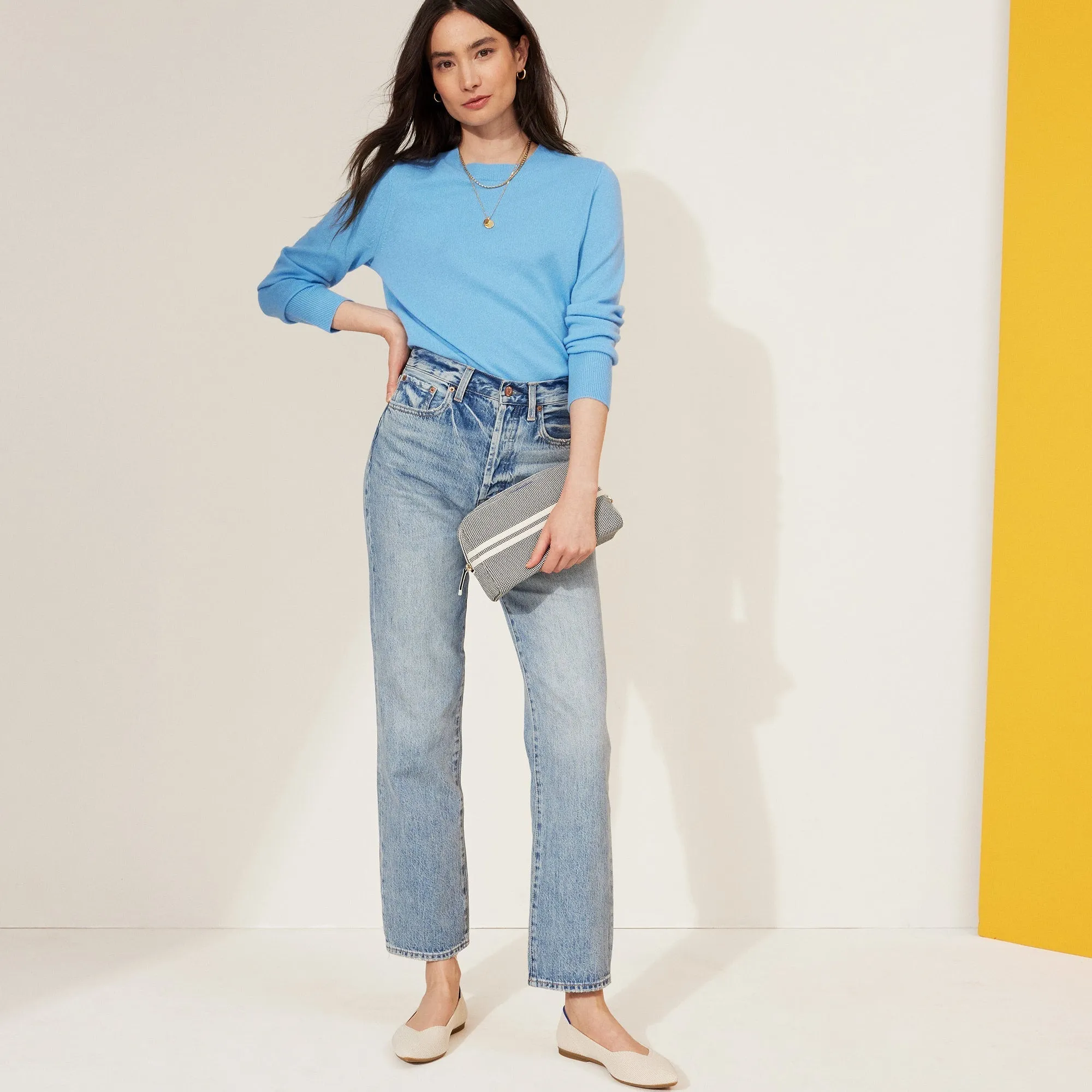 The Universal Pouch - Polar Stripe sold by Rothy's product image thumbnail 4