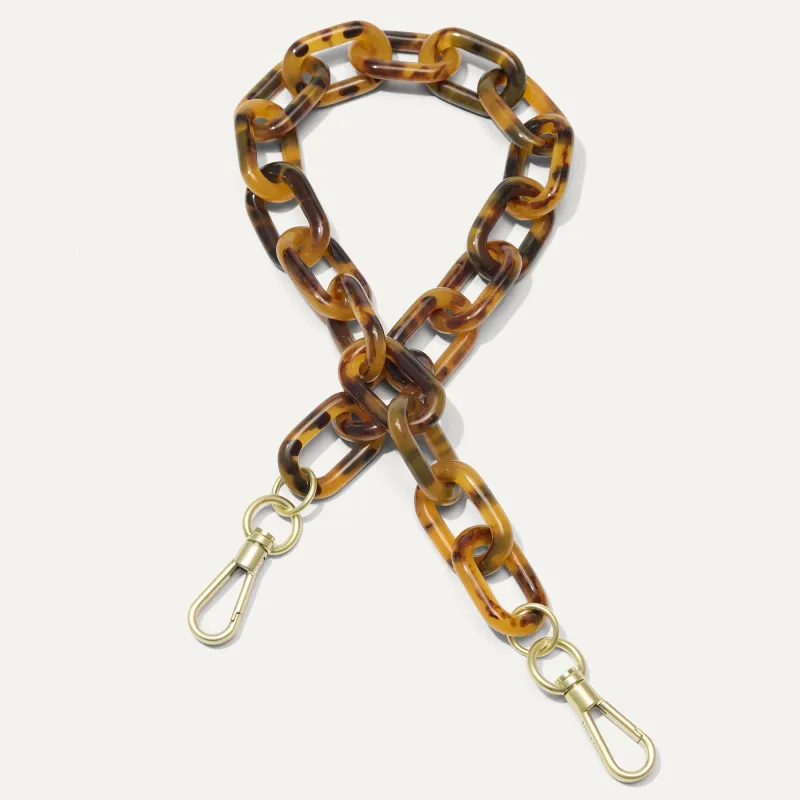 The Shoulder Strap - Tortoise Chain made by Rothy's