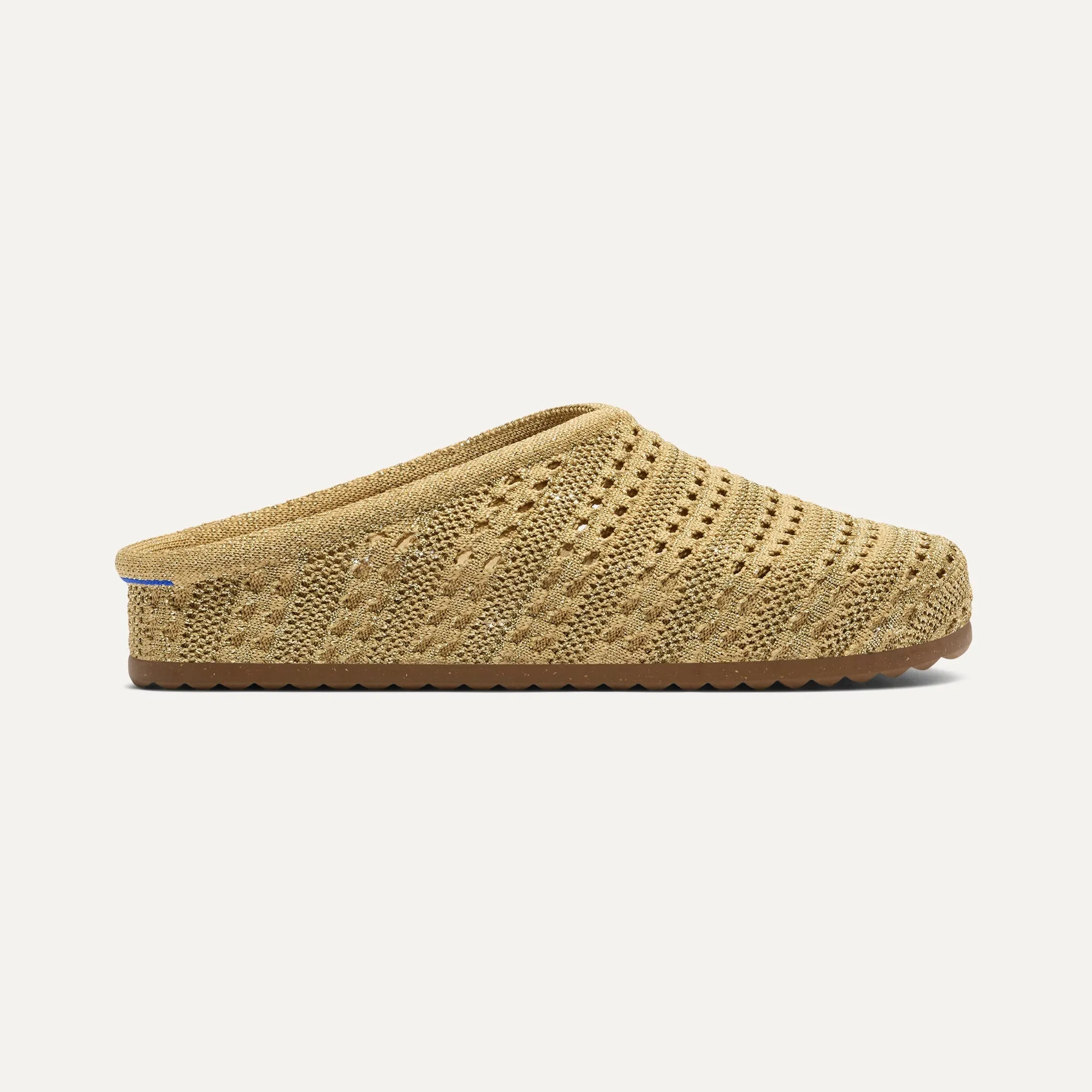 The Casual Clog - Metallic Golden Crochet sold by Rothy's product image thumbnail 5