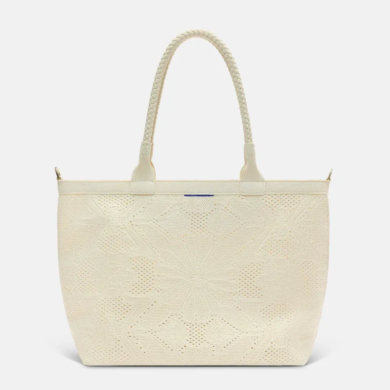 The Lightweight Zip Tote - Moonflower made by Rothy's