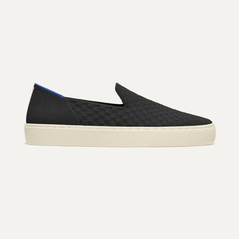 The Original Slip On Sneaker - Black Sand made by Rothy's