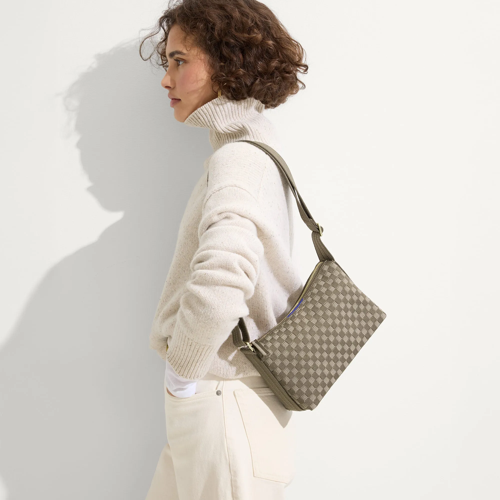 The Casual Crossbody - Safari Green sold by Rothy's product image thumbnail 3