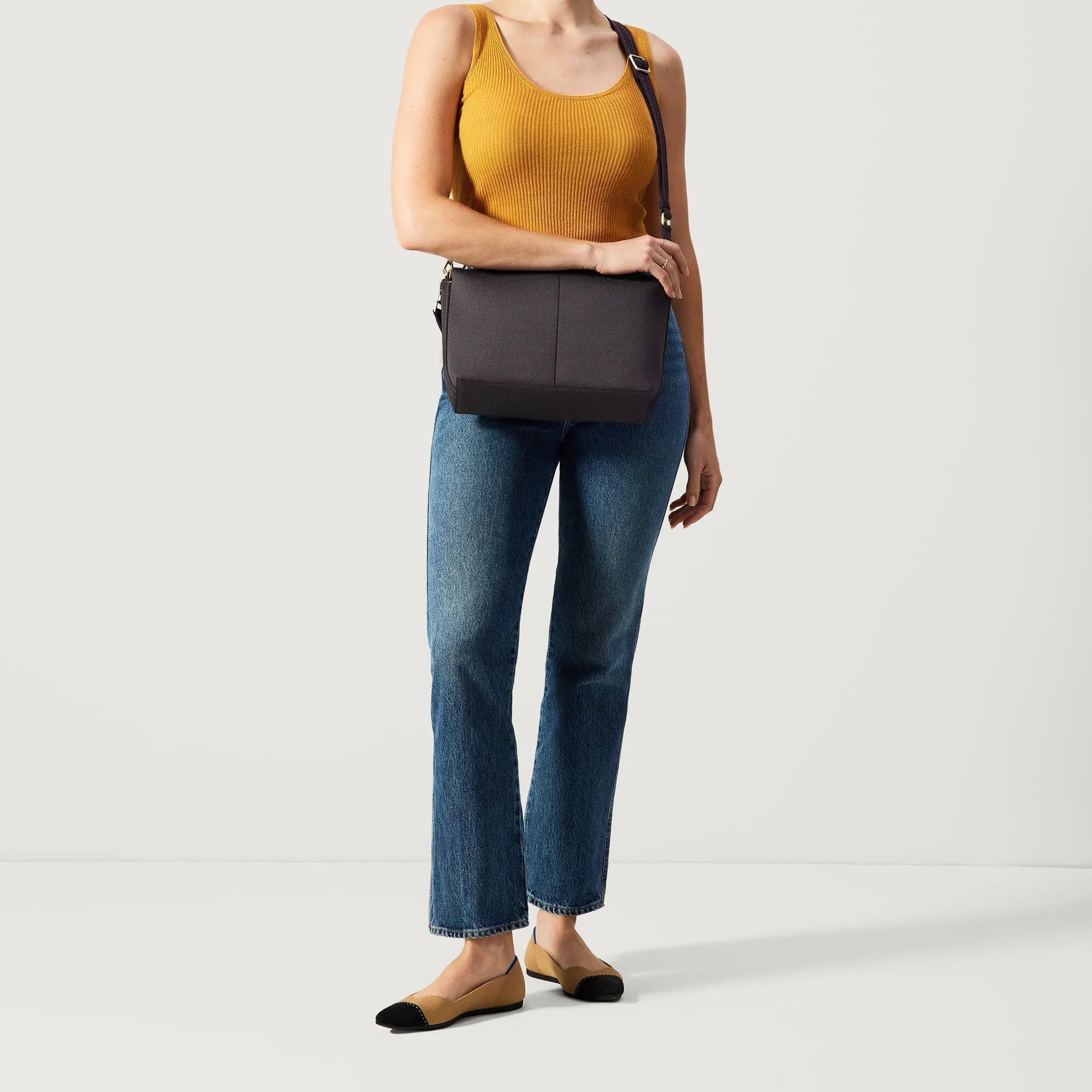 The Daily Crossbody - Ink and Ivory sold by Rothy's product image thumbnail 4