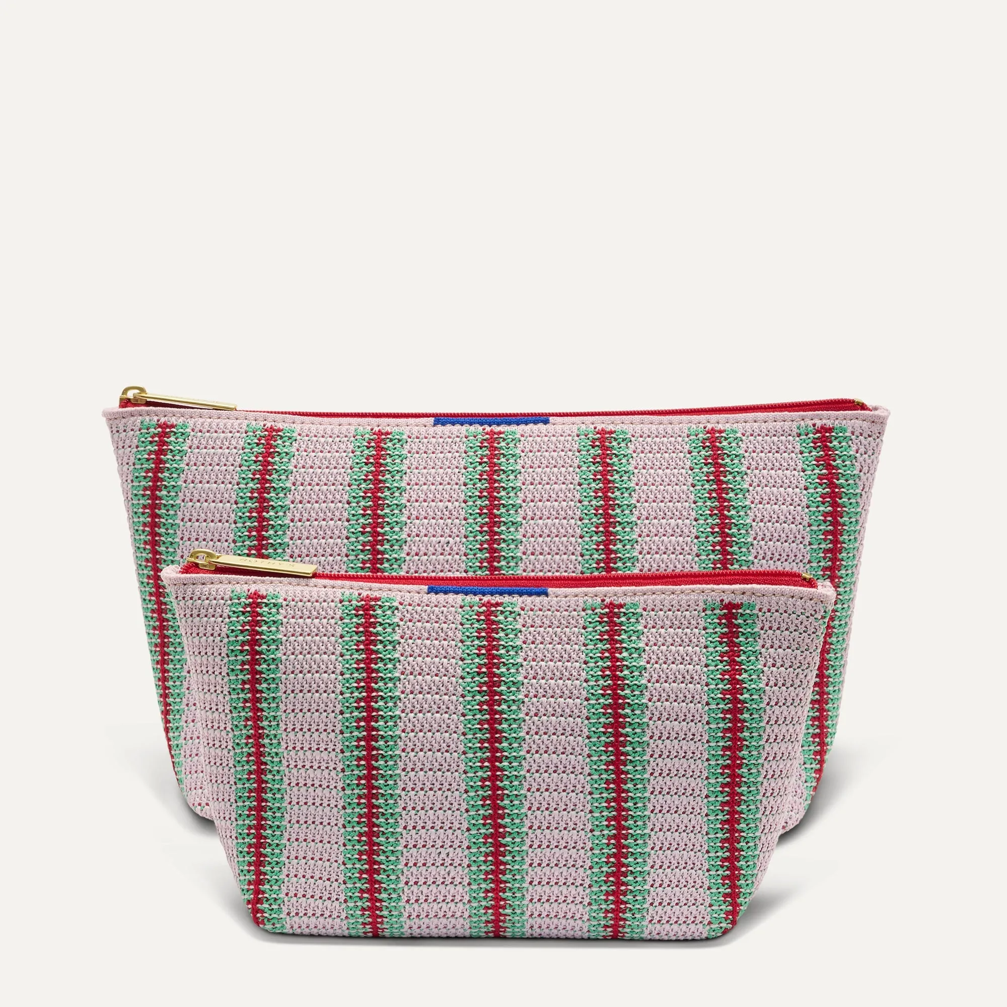 The Travel Pouch Set - Watermelon Market Stripe sold by Rothy's product image thumbnail 2