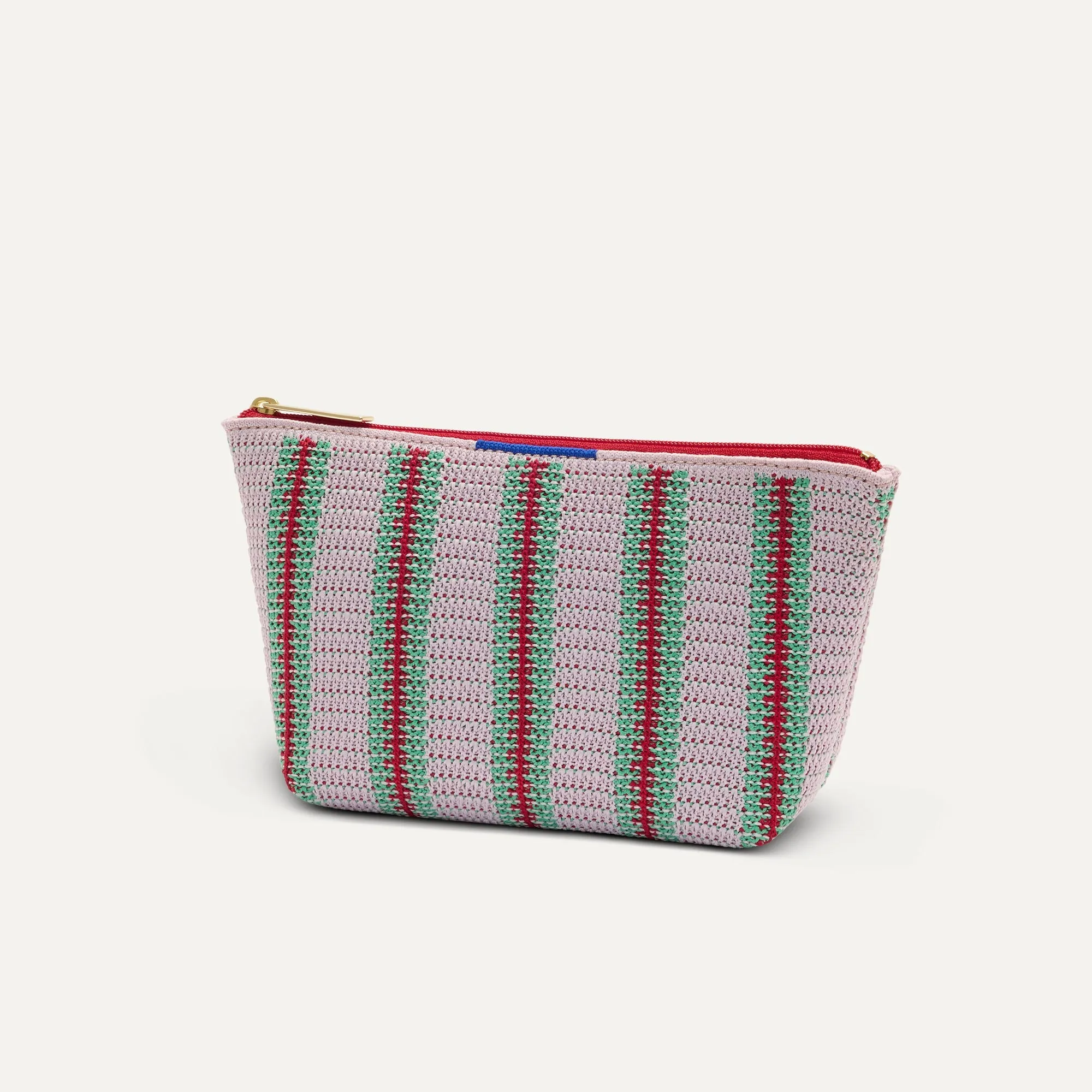 The Travel Pouch Set - Watermelon Market Stripe sold by Rothy's product image thumbnail 4