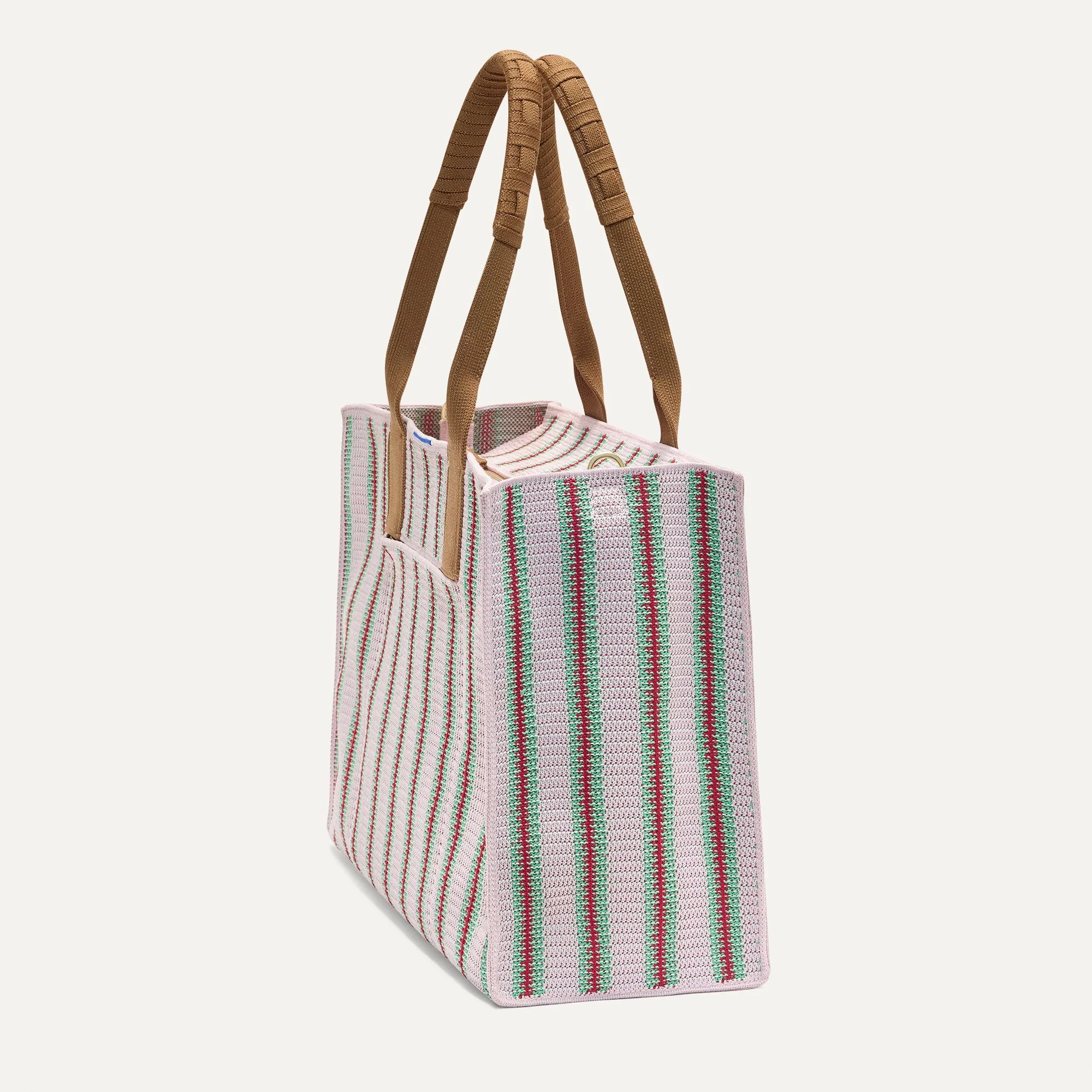 The Classic Tote - Watermelon Market Stripe sold by Rothy's product image thumbnail 4