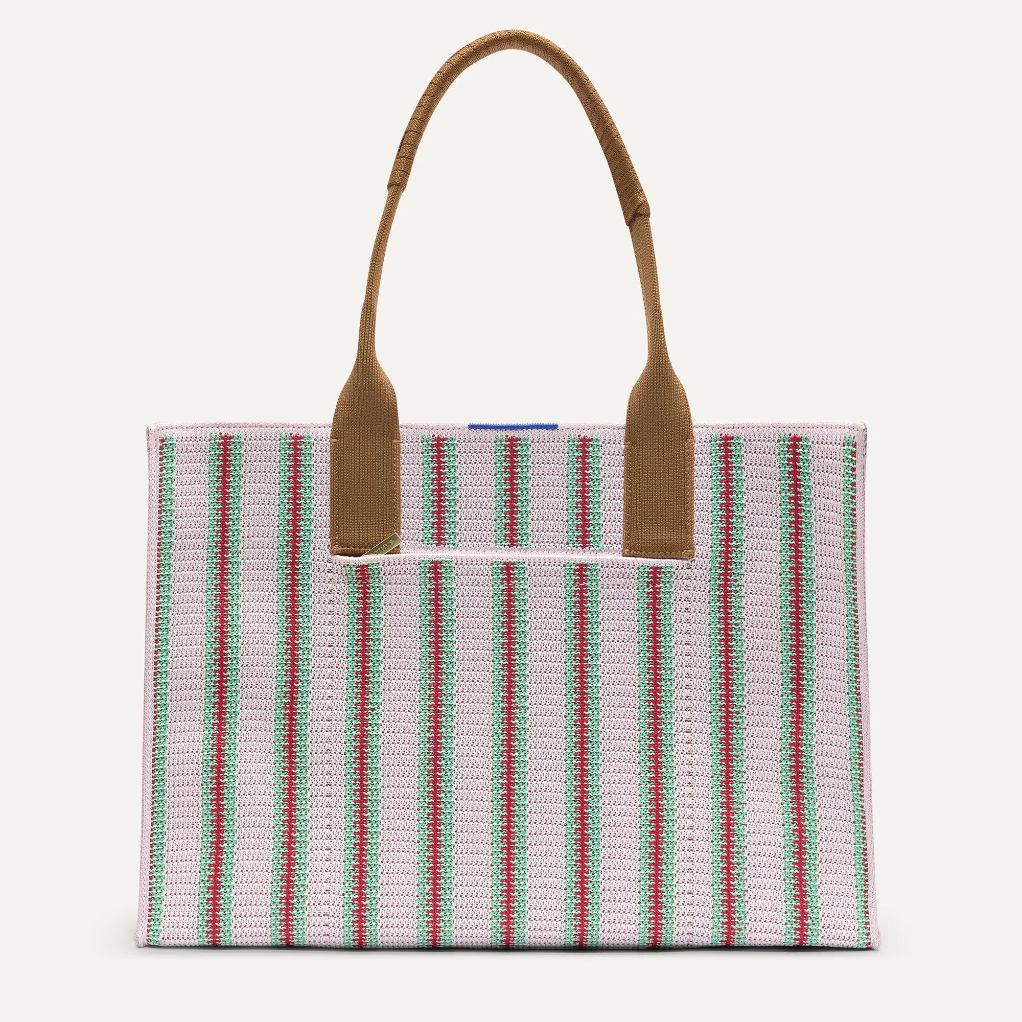 The Classic Tote - Watermelon Market Stripe sold by Rothy's product image thumbnail 2