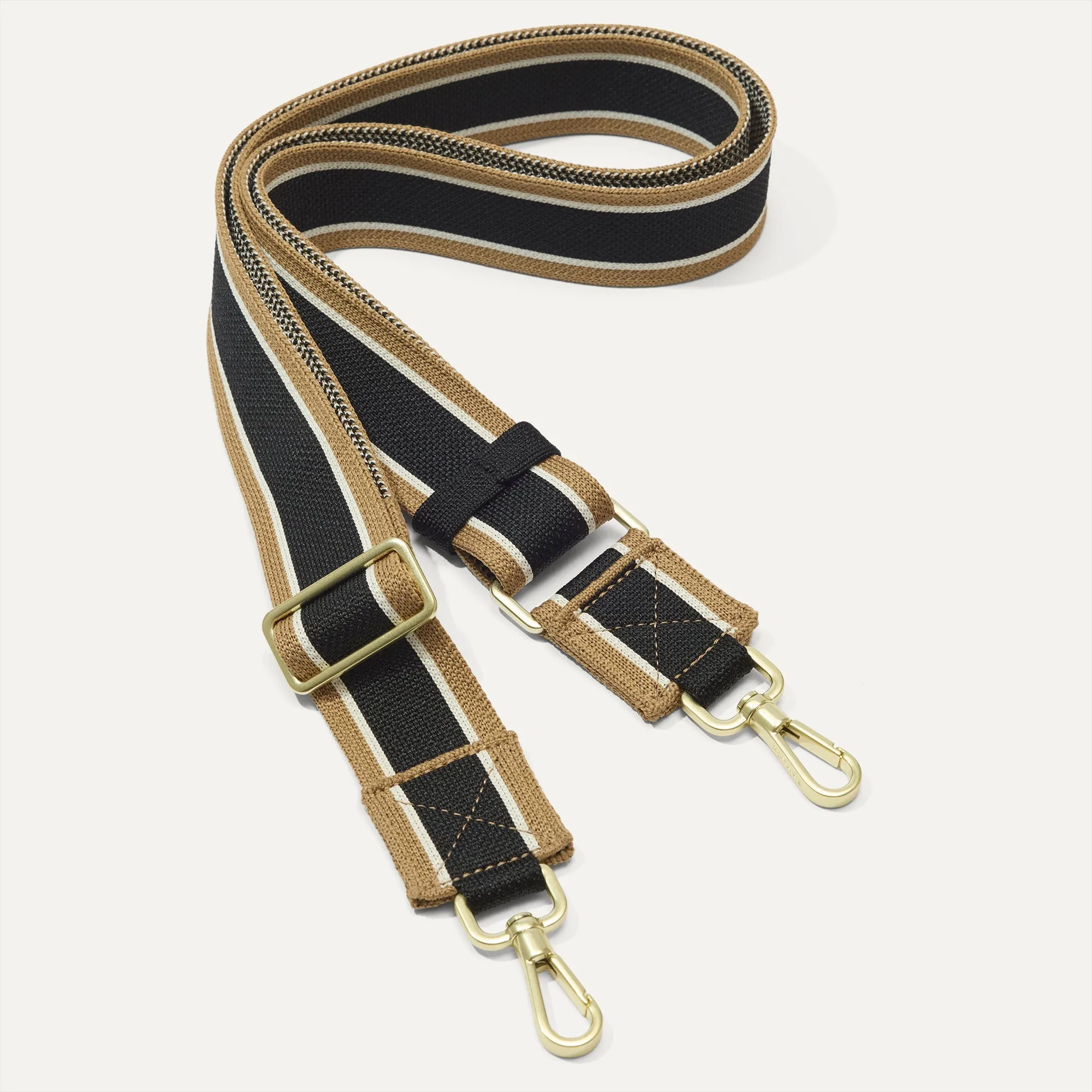 The Crossbody Strap - Khaki Stripe sold by Rothy's