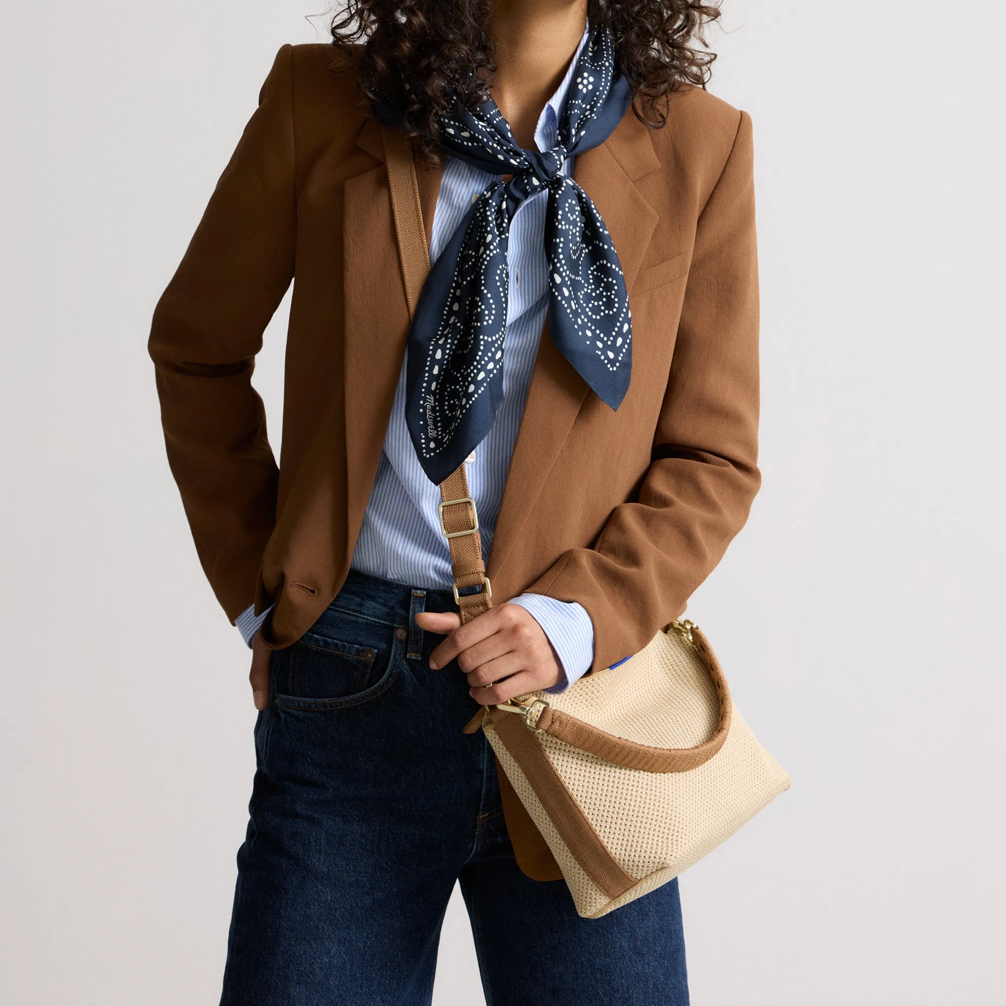 The Daily Crossbody - Macadamia Open-Knit sold by Rothy's product image thumbnail 3