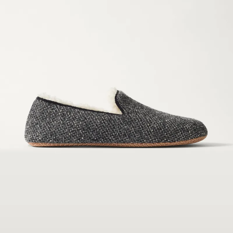 The Teddy Men's Slipper - Newsprint made by Rothy's