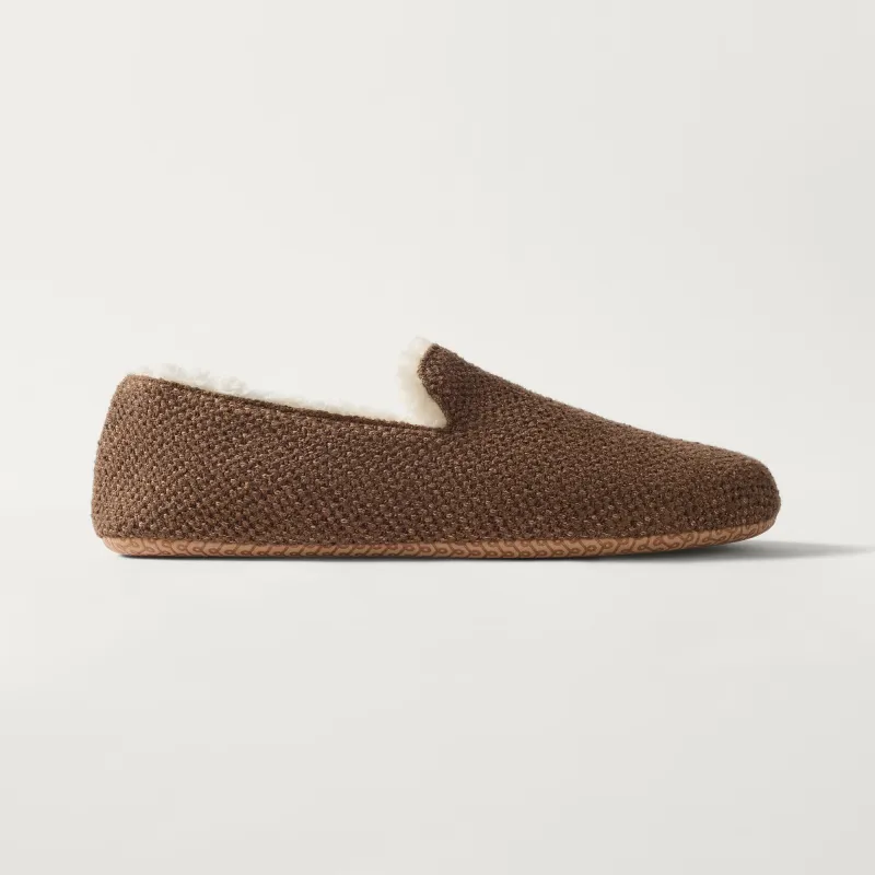 The Teddy Men's Slipper - Cocoa Spice made by Rothy's