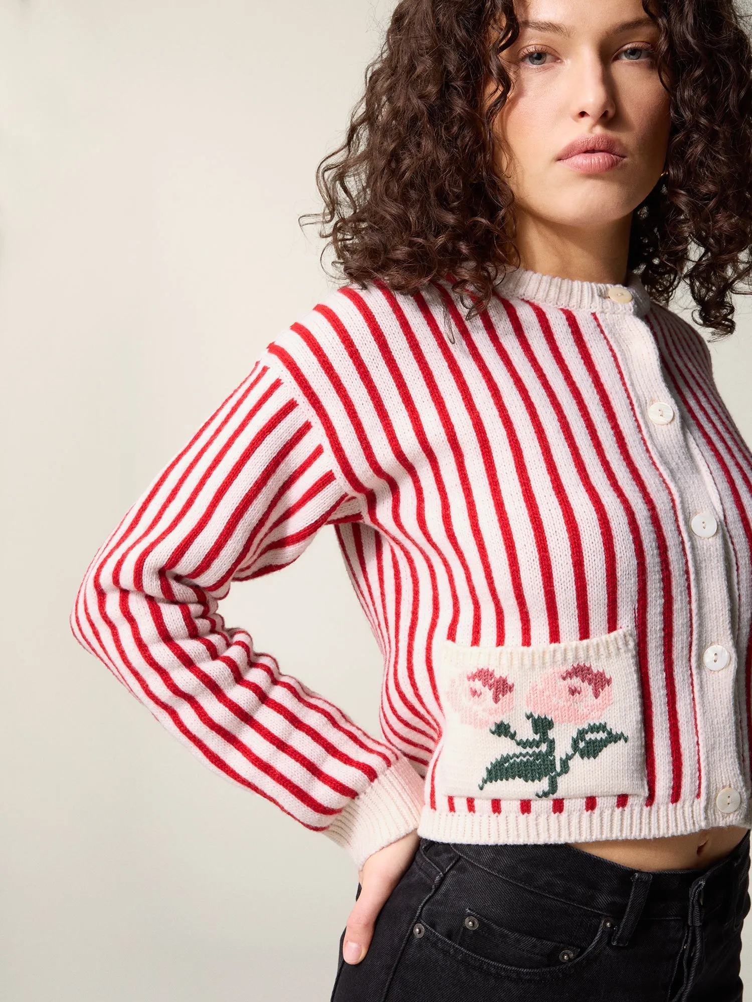 ASTREE cardigan sold by Rouje product image thumbnail 3