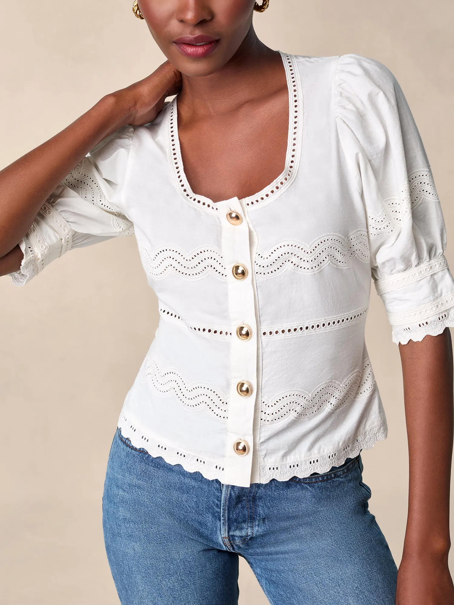 BLONDINE Top sold by Rouje product image thumbnail 2