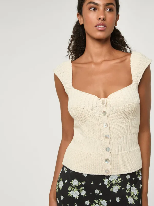 MABEL tank top sold by Rouje