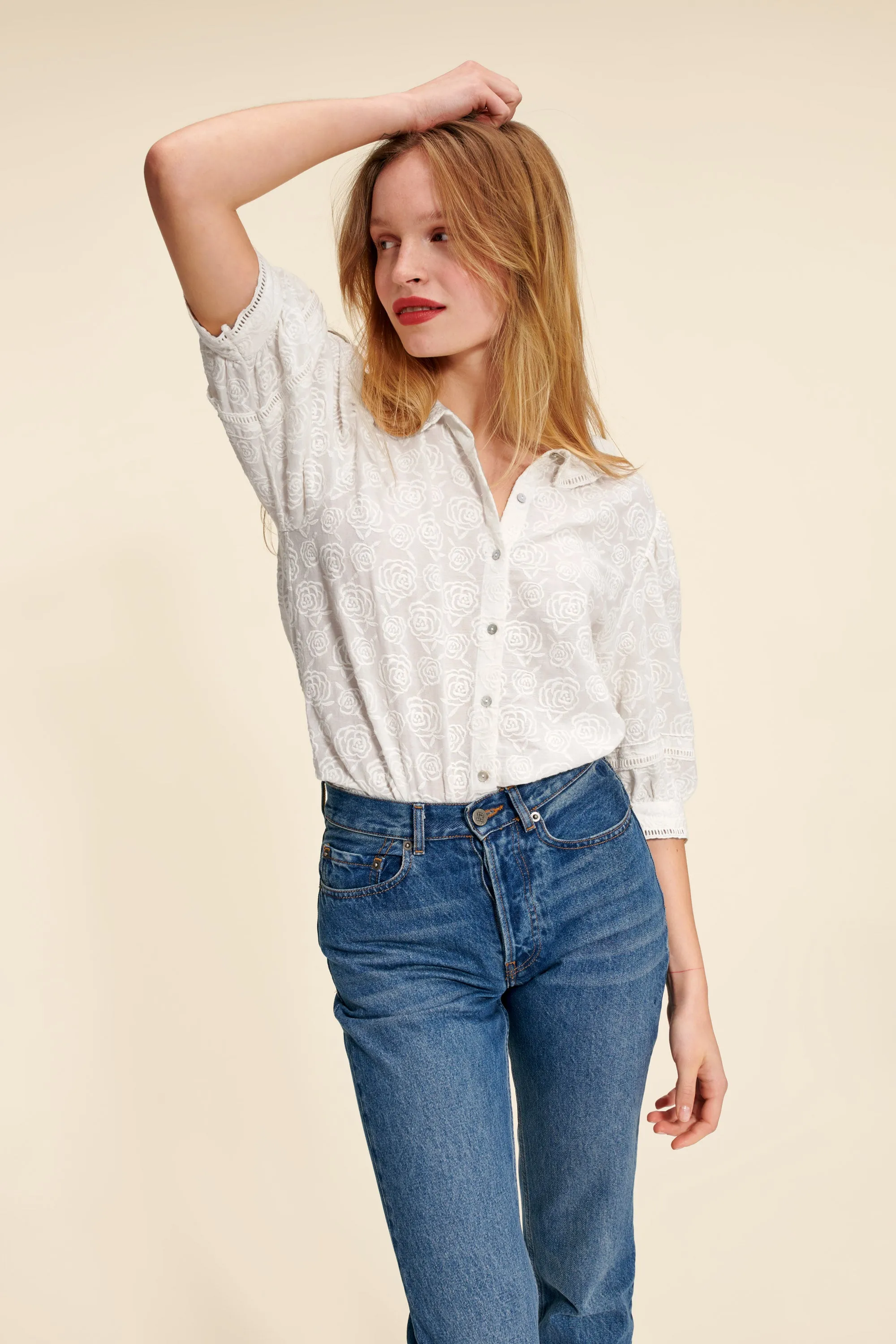 HUGUETTE shirt sold by Rouje product image thumbnail 4