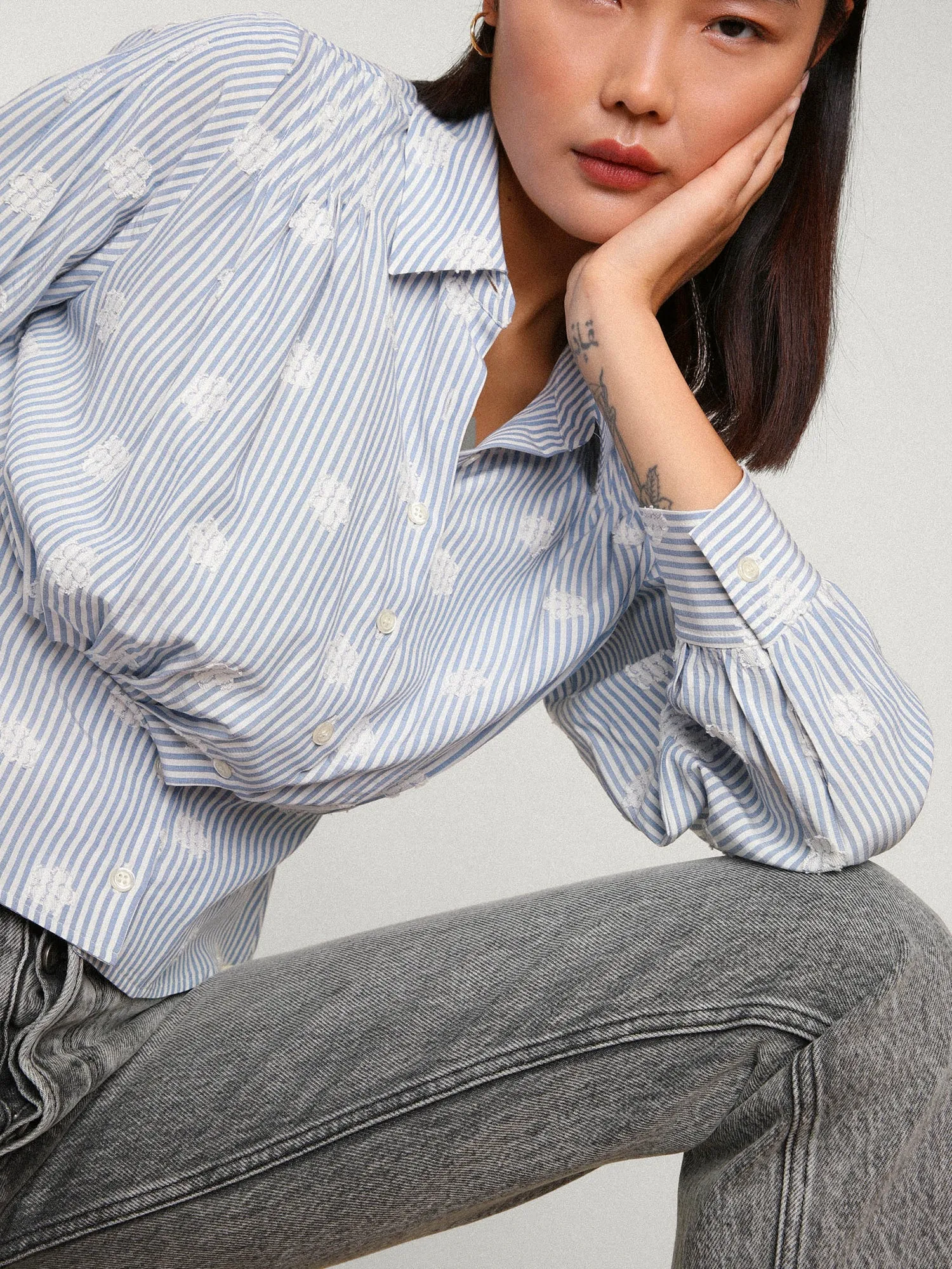 YASMINE shirt sold by Rouje