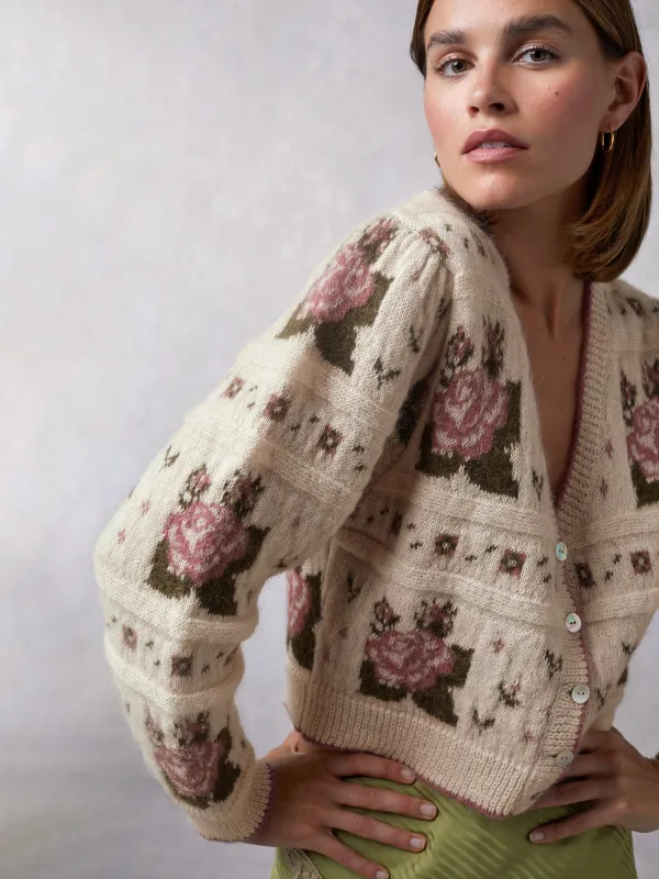LEORA cardigan sold by Rouje
