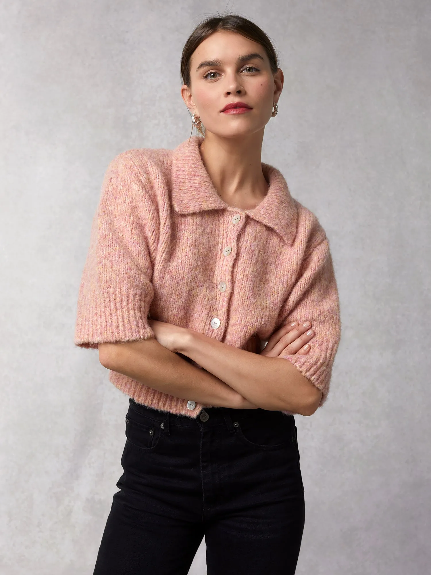 YVES cardigan sold by Rouje