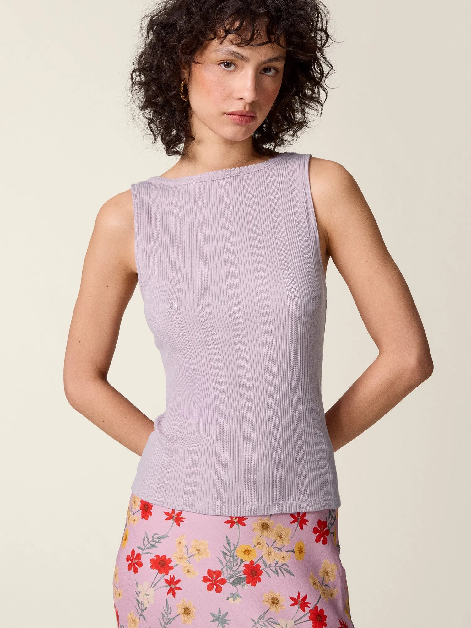 DAMIEN tank top sold by Rouje