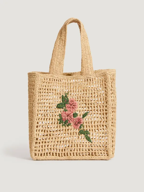 CANVAS basket bag sold by Rouje