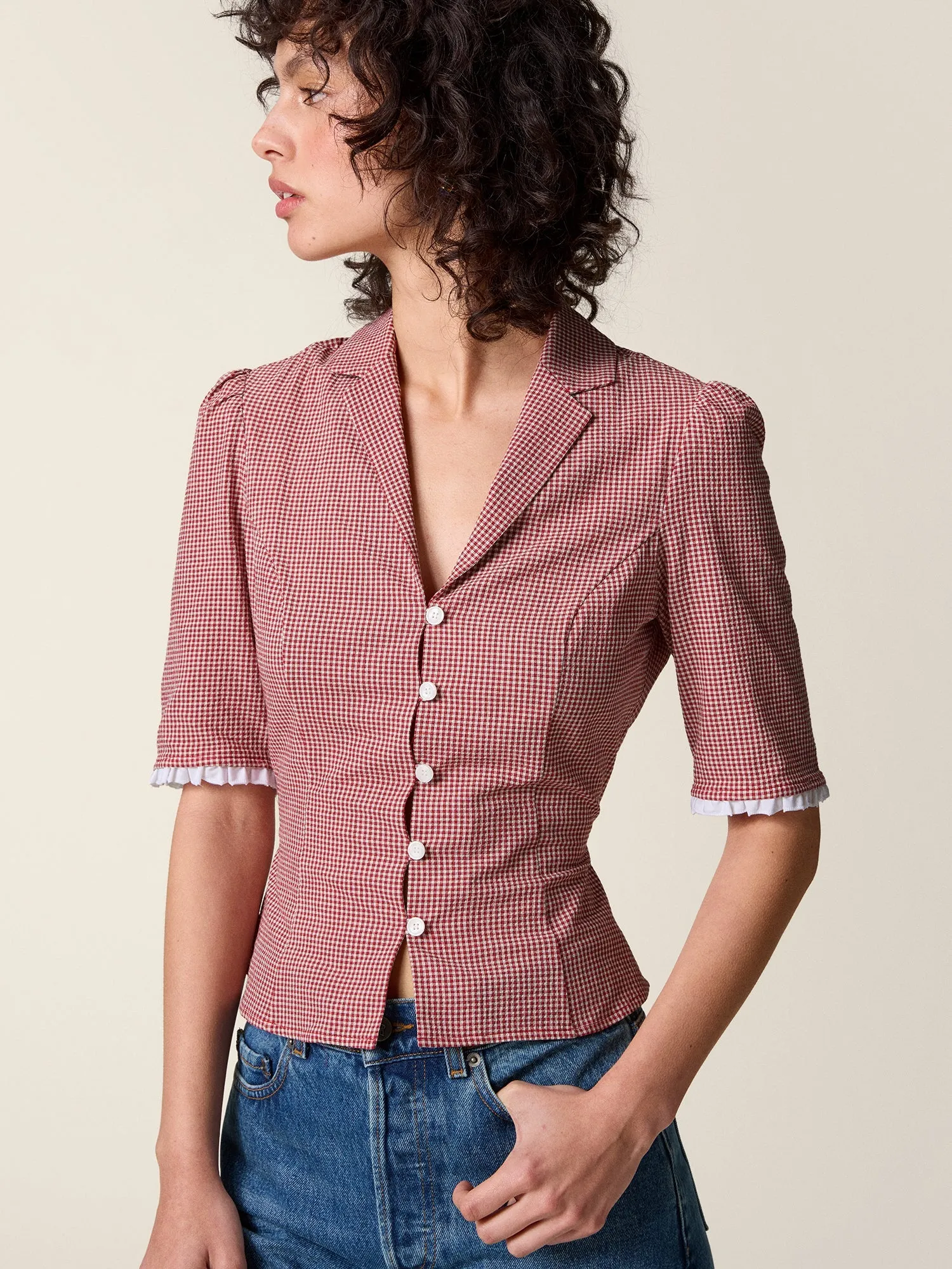 HERMINIE shirt sold by Rouje product image thumbnail 4