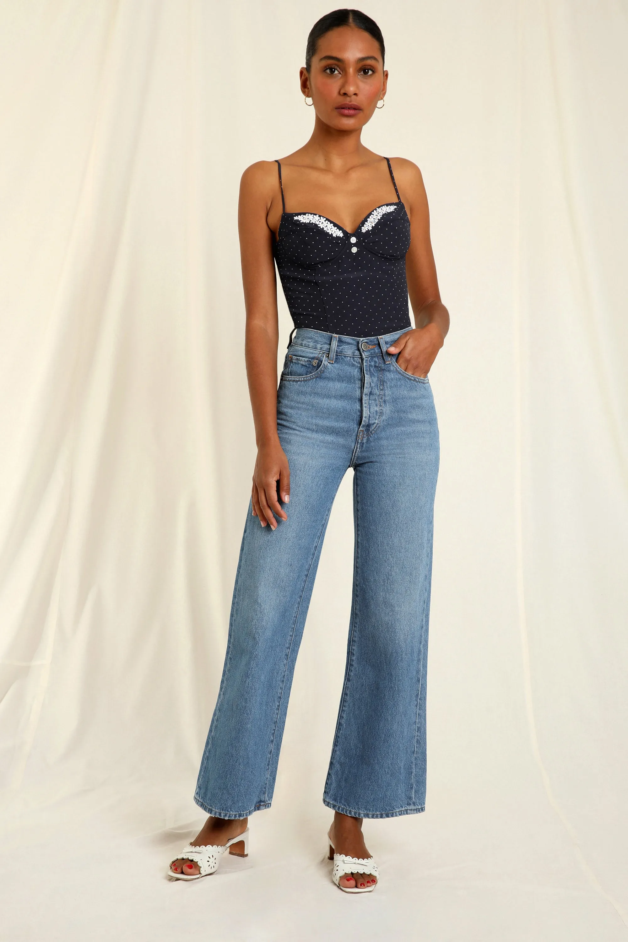 AXELLE tank top sold by Rouje product image thumbnail 5