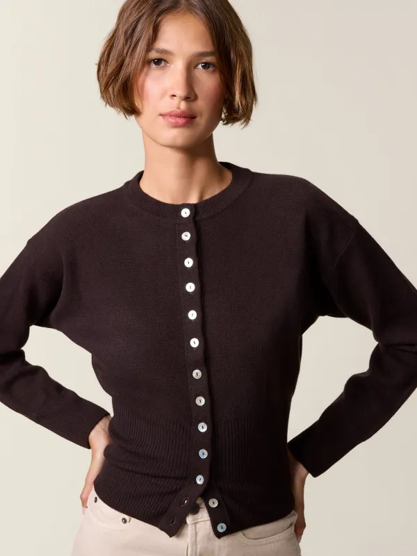 PALMO cardigan sold by Rouje