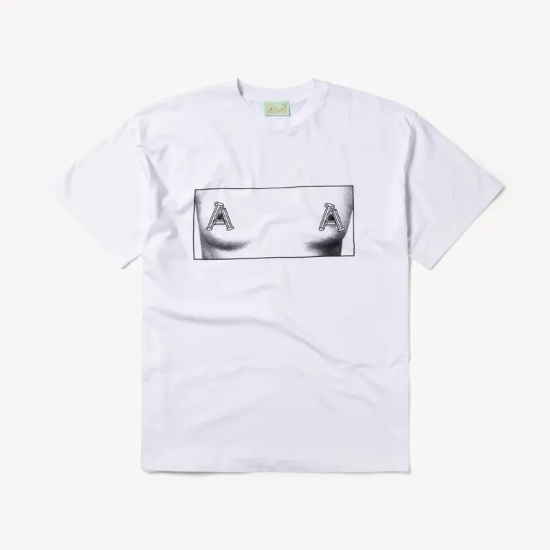 Aries Graphic Print Tee White sold by Roulette