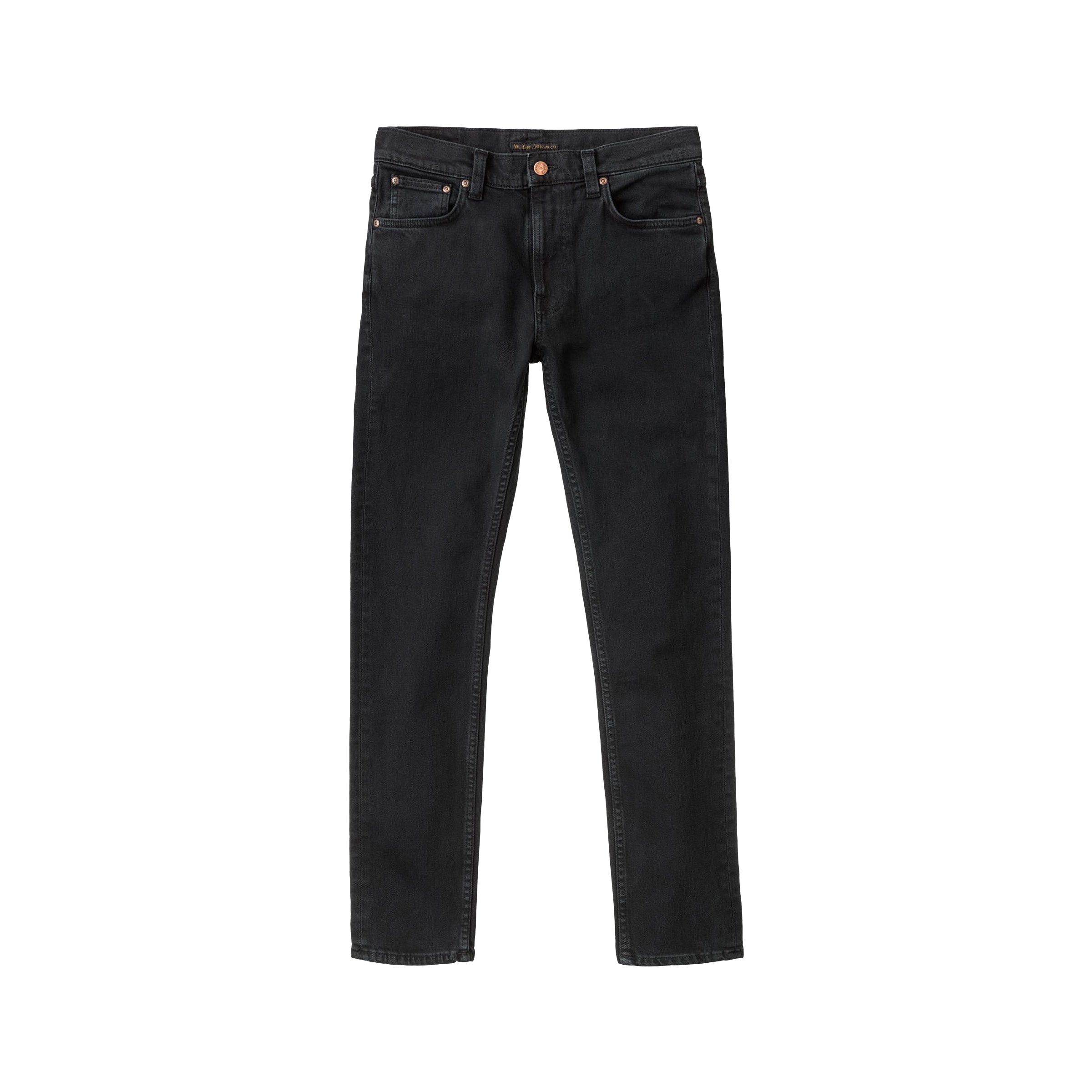 Nudie Lean Dean Black Skies Jean Washed Black sold by Roulette