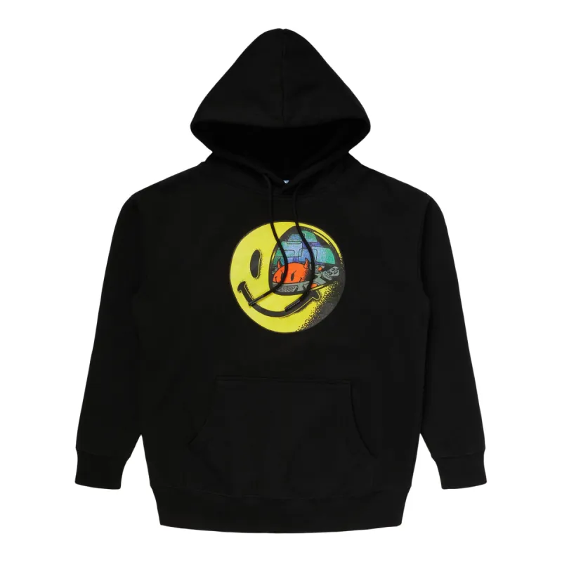 Market Smiley Conflicted Hoodie Black sold by Roulette