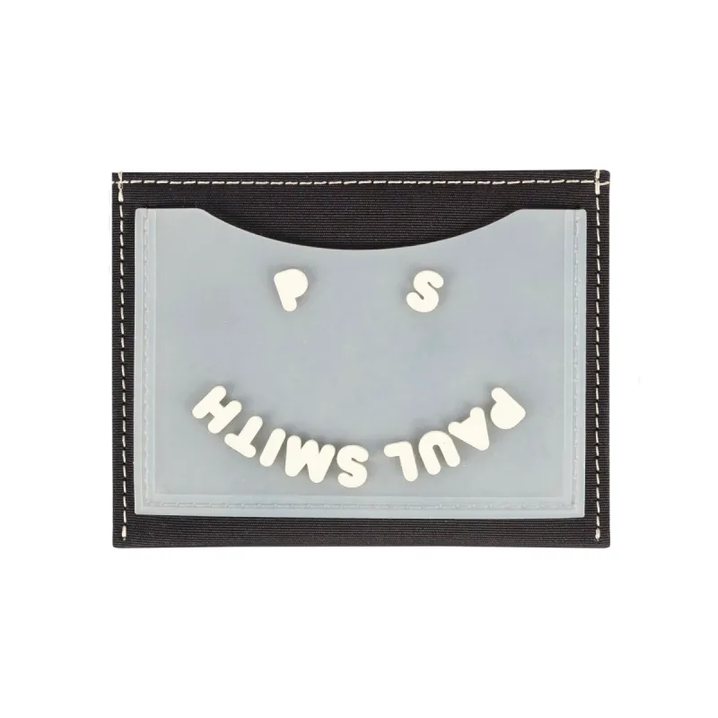 PS Paul Smith Be Happy Card Holder Black sold by Roulette