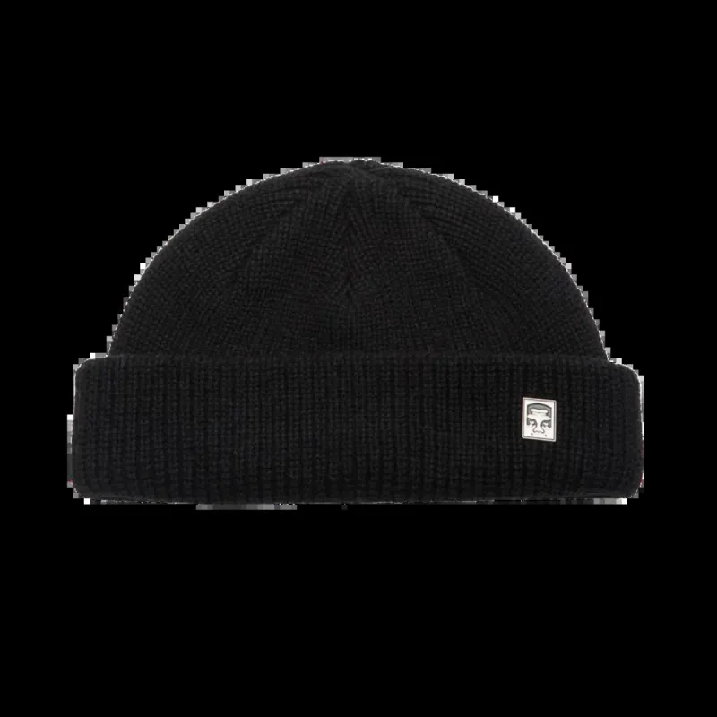 Obey Micro Beanie Black sold by Roulette