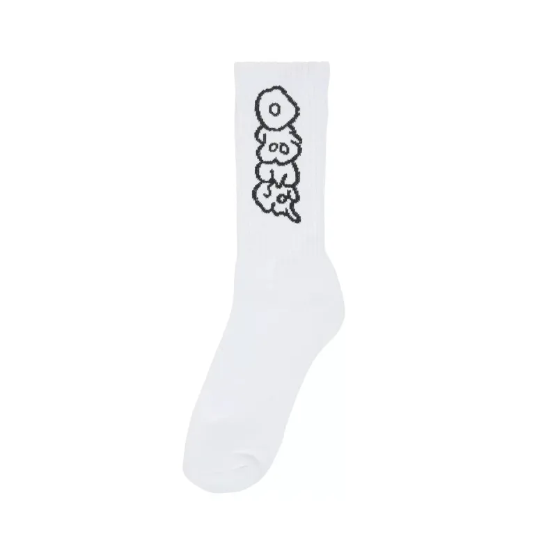 Obey Brux Sock White sold by Roulette
