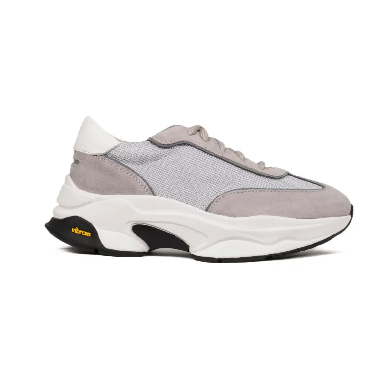 Unseen Footwear Womens Aubin Runner Sevenstore Exclusive Suede Grey / Silver sold by Roulette
