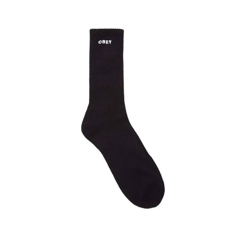 Obey Bold Socks Black sold by Roulette