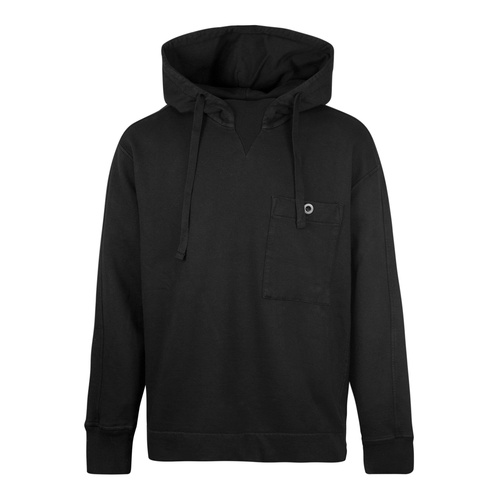 Ten C Felpa Chiusa Cappucio Hood Black sold by Roulette