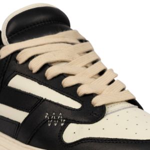 Represent Reptor Low Sneaker Black/Off White sold by Roulette