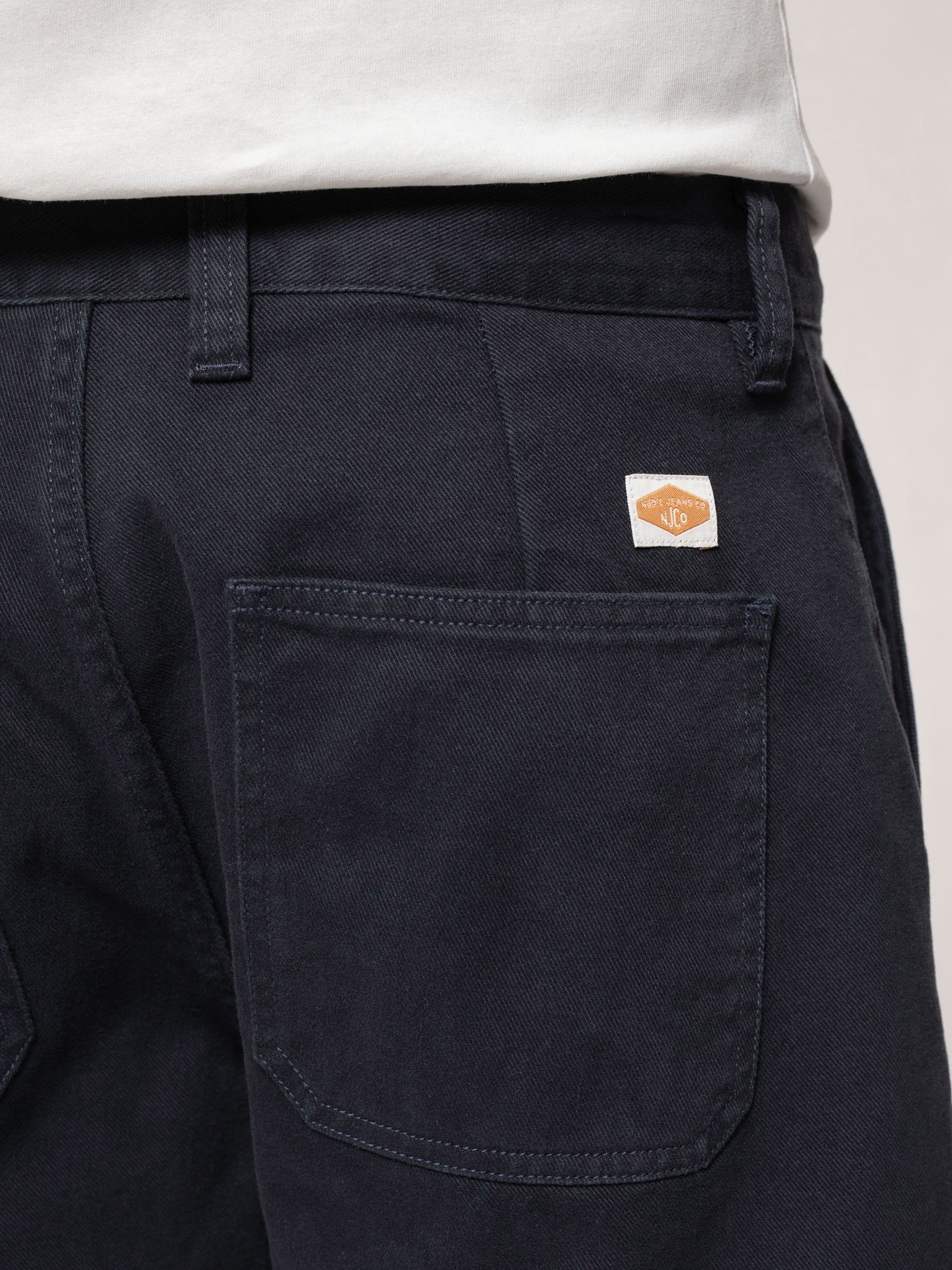 Nudie Jeans Luke Worker Short Navy sold by Roulette product image thumbnail 2