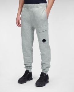 CP Company Diagonal Raised Fleece Cargo Sweatpants Grey sold by Roulette