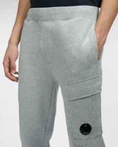 CP Company Diagonal Raised Fleece Cargo Sweatpants Grey sold by Roulette