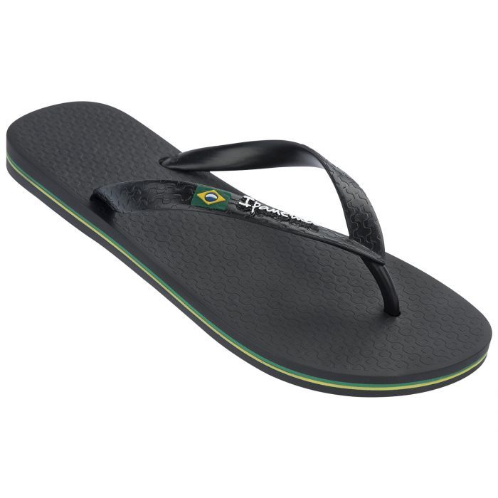 Ipanema Classic Brazil Flip Flop Black sold by Roulette