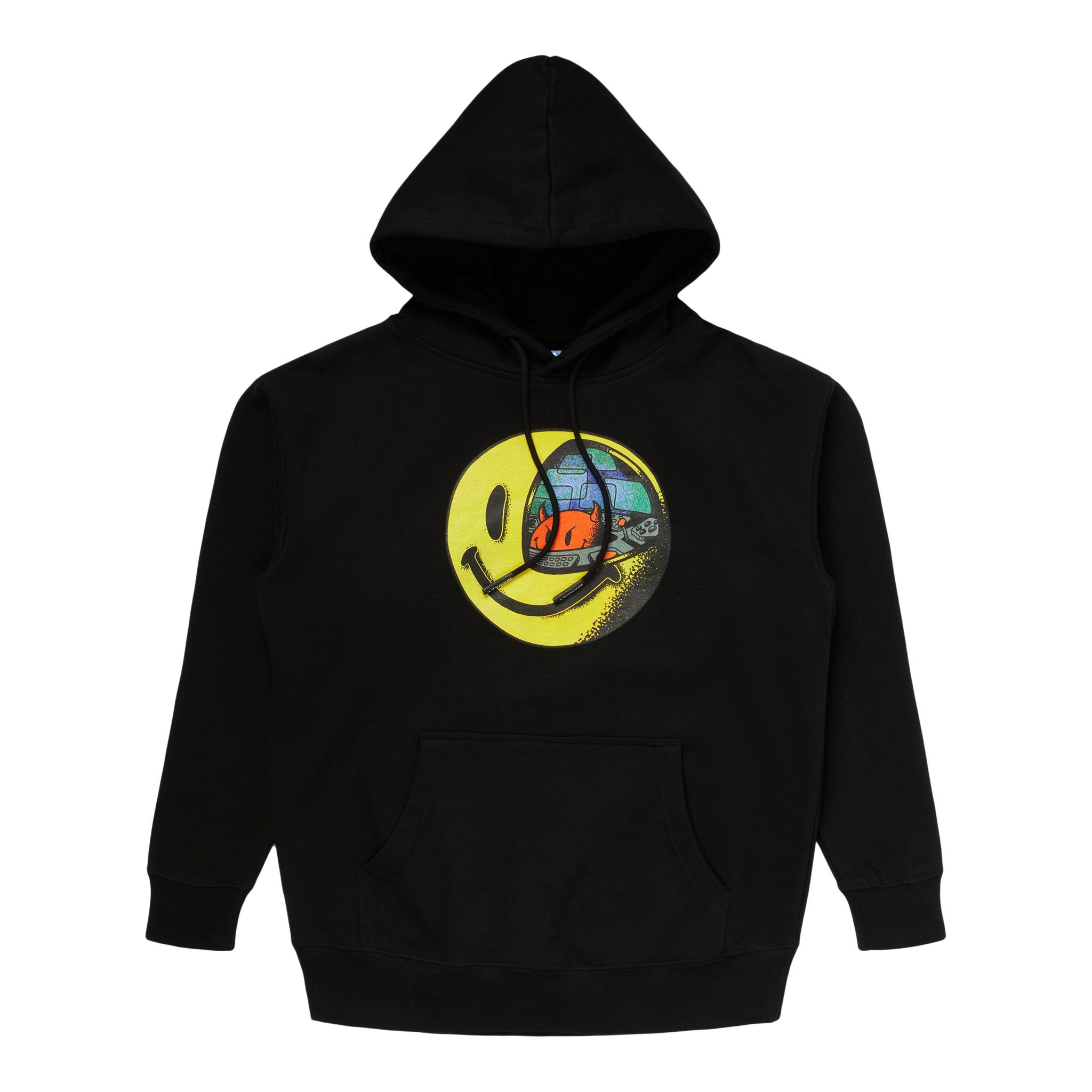 Market Smiley Conflicted Hoodie Black sold by Roulette