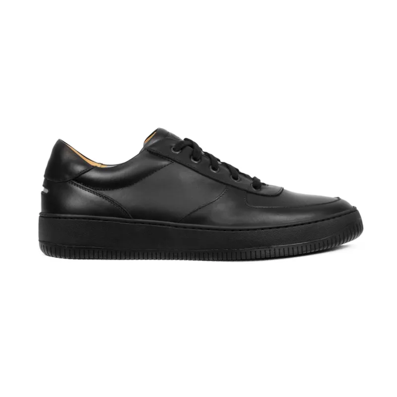 Unseen Footwear Clement Sneaker Leather Black/Black sold by Roulette