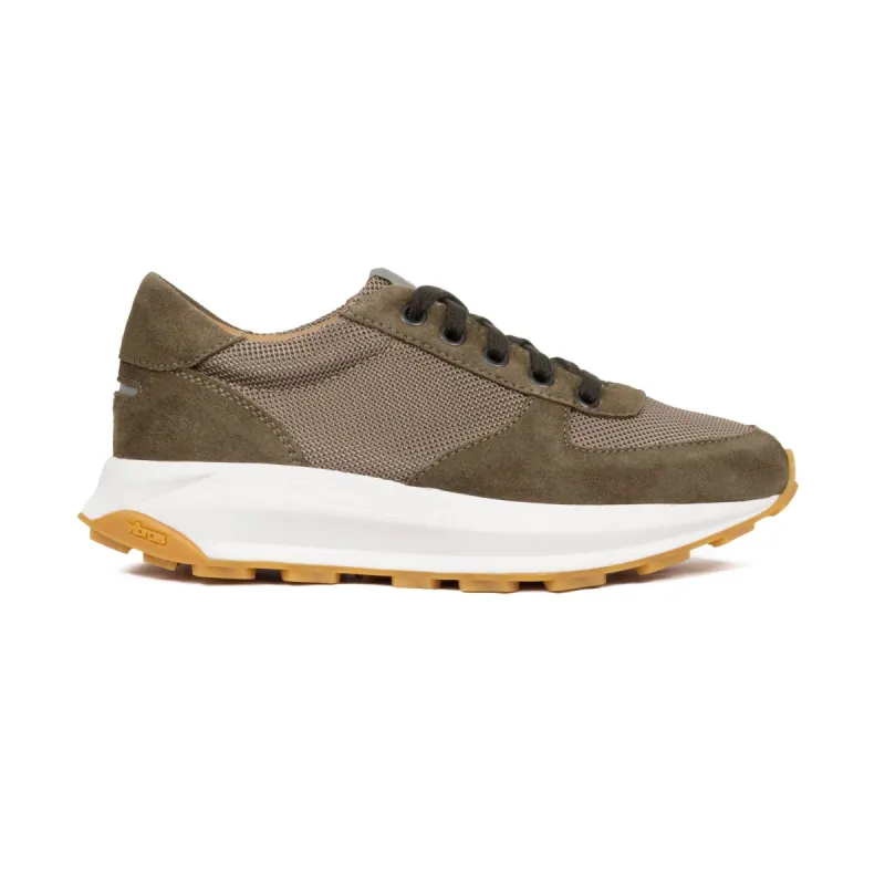 Unseen Footwear Trinity Tech Suede Mesh Khaki sold by Roulette